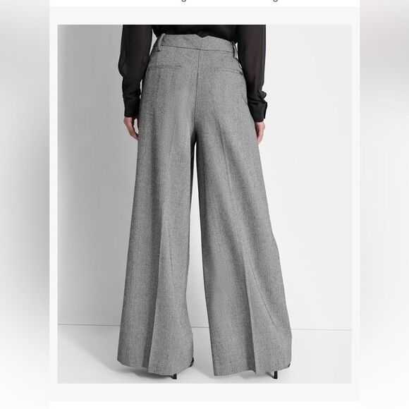 DKNY The Mercer Wide Leg Pants - Picture 4 of 8